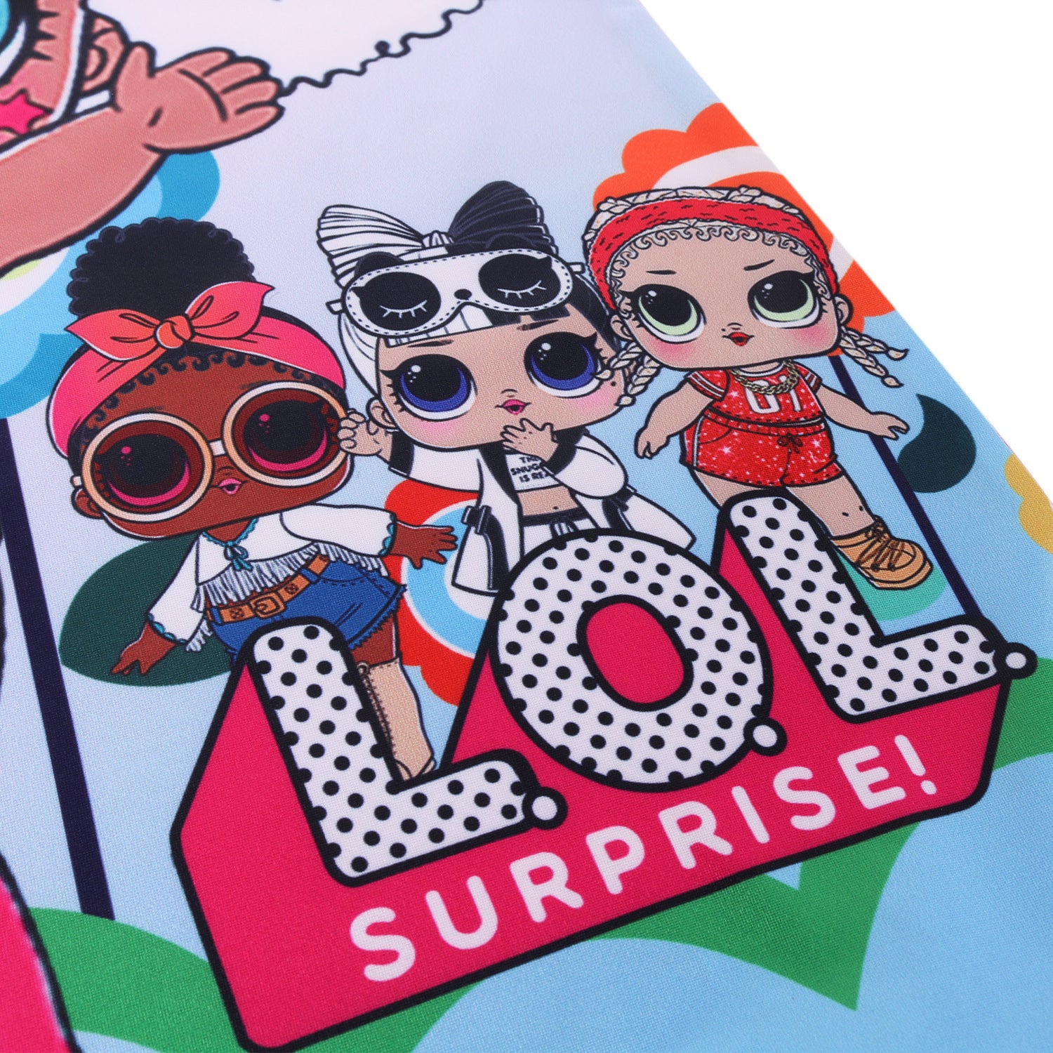 Vestido estampado estampado de dibujos animados para niñas