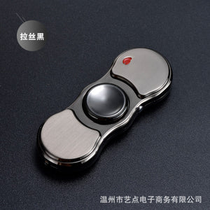 Fingertip gyro turns with lamp cigarette lighter