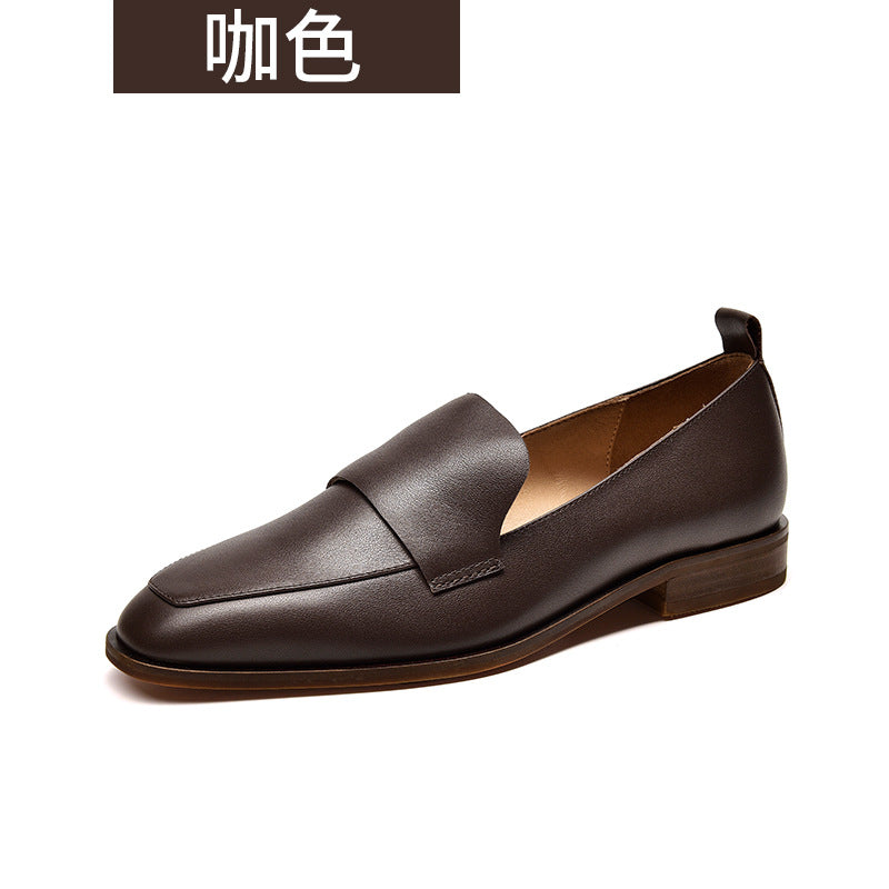 Zapatos café / cuero negro