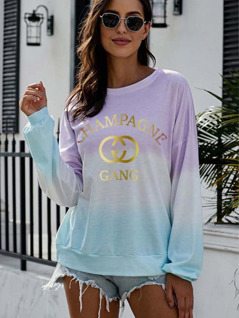 Champagne gang Jersey de color dorado