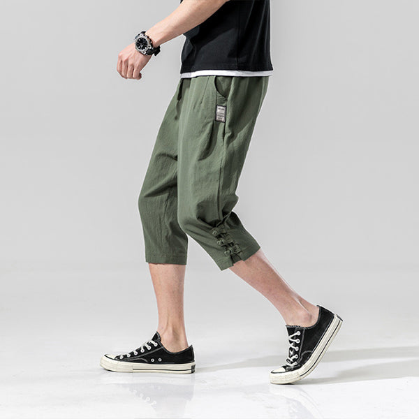 Pantalones cortos sueltos japoneses para hombres