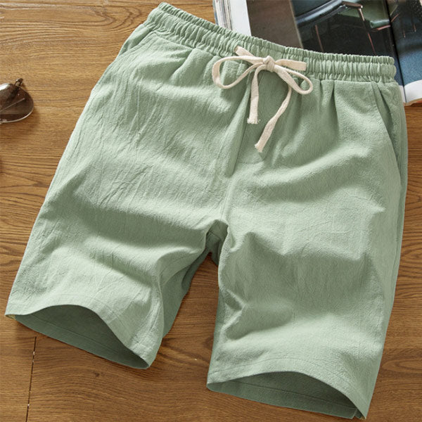 Shorts de lino para hombre