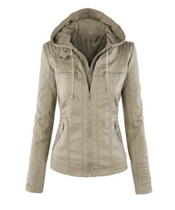New Arrival Plus Size Women Fashion Autumn Winter Coat Jacket Long Sleeve Zipper
