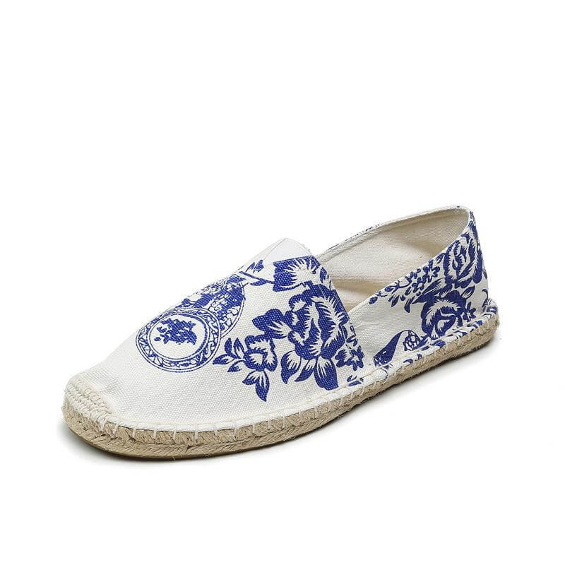 Calzado casual de lino para hombre