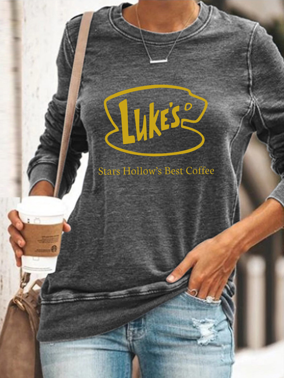 Suéter temático Frauen Luke&#39;s Diner Gilmore para niñas