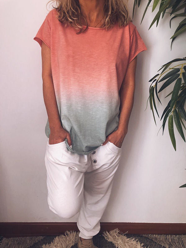 Camiseta de mujer Gradient Rainbow