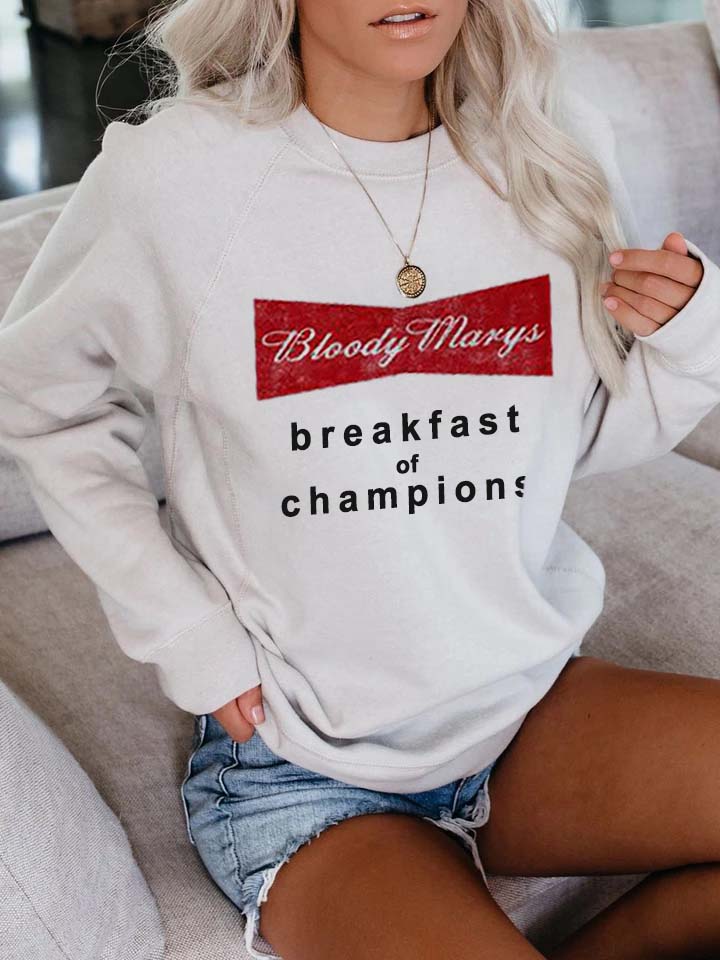 Bloody Marys Breakfast de Champions Sudadera