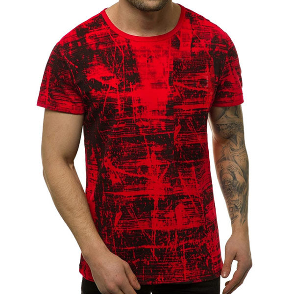 Camisa slim con estampado graffiti para hombre