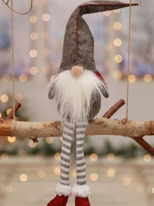 Enano escandinavo con decoraciones navideñas