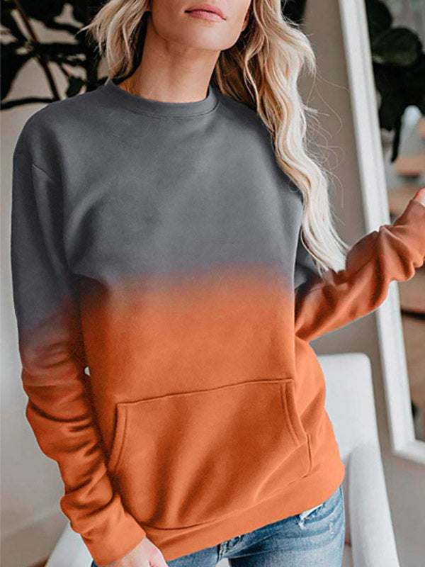 Suéter sin mangas con degradado para mujer