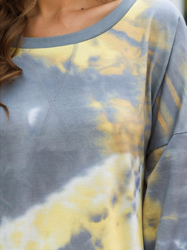 Jersey holgado con cuello redondo suelto