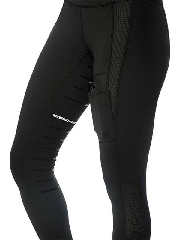 Women&#39;s solid color stretch breeches with pockets