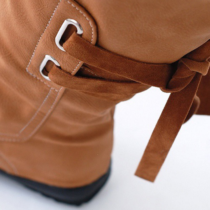 Zapatos planos para mujer con correas traseras