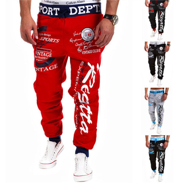 Pantalones de moda de encaje para hombre