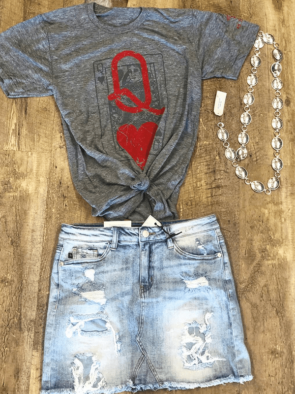 Camiseta estampada Queen of Hearts