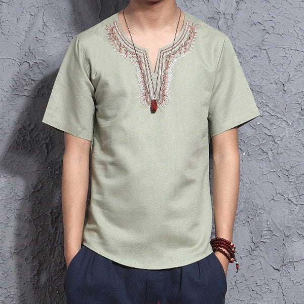 Camisas bordadas para hombres