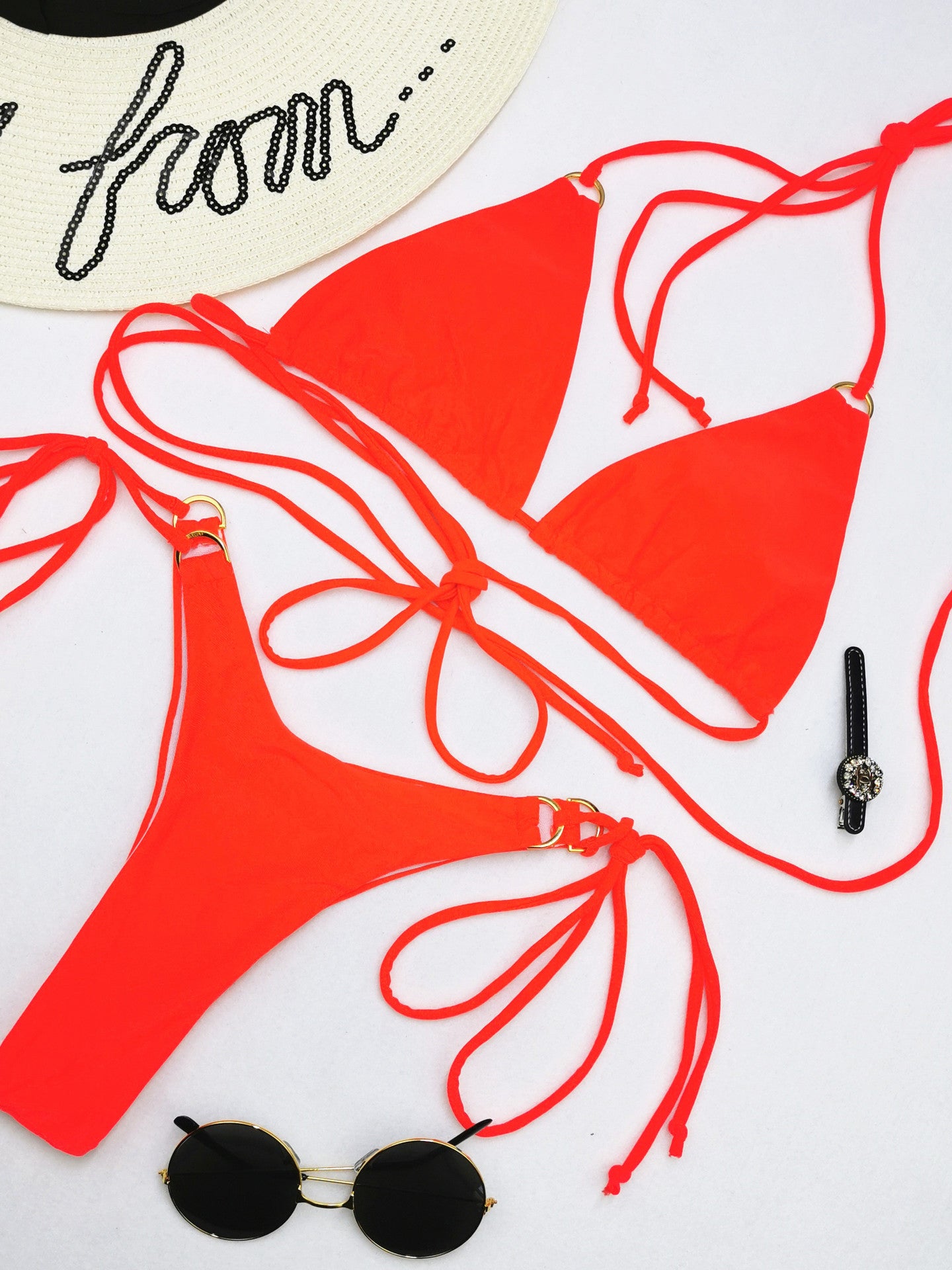 Bikini dividido sexy mujer