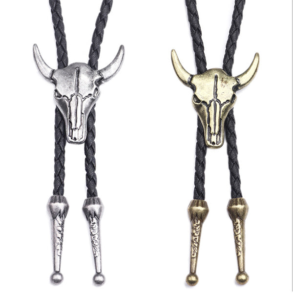 Collar de cabeza de toro de personalidad retro de moda unisex
