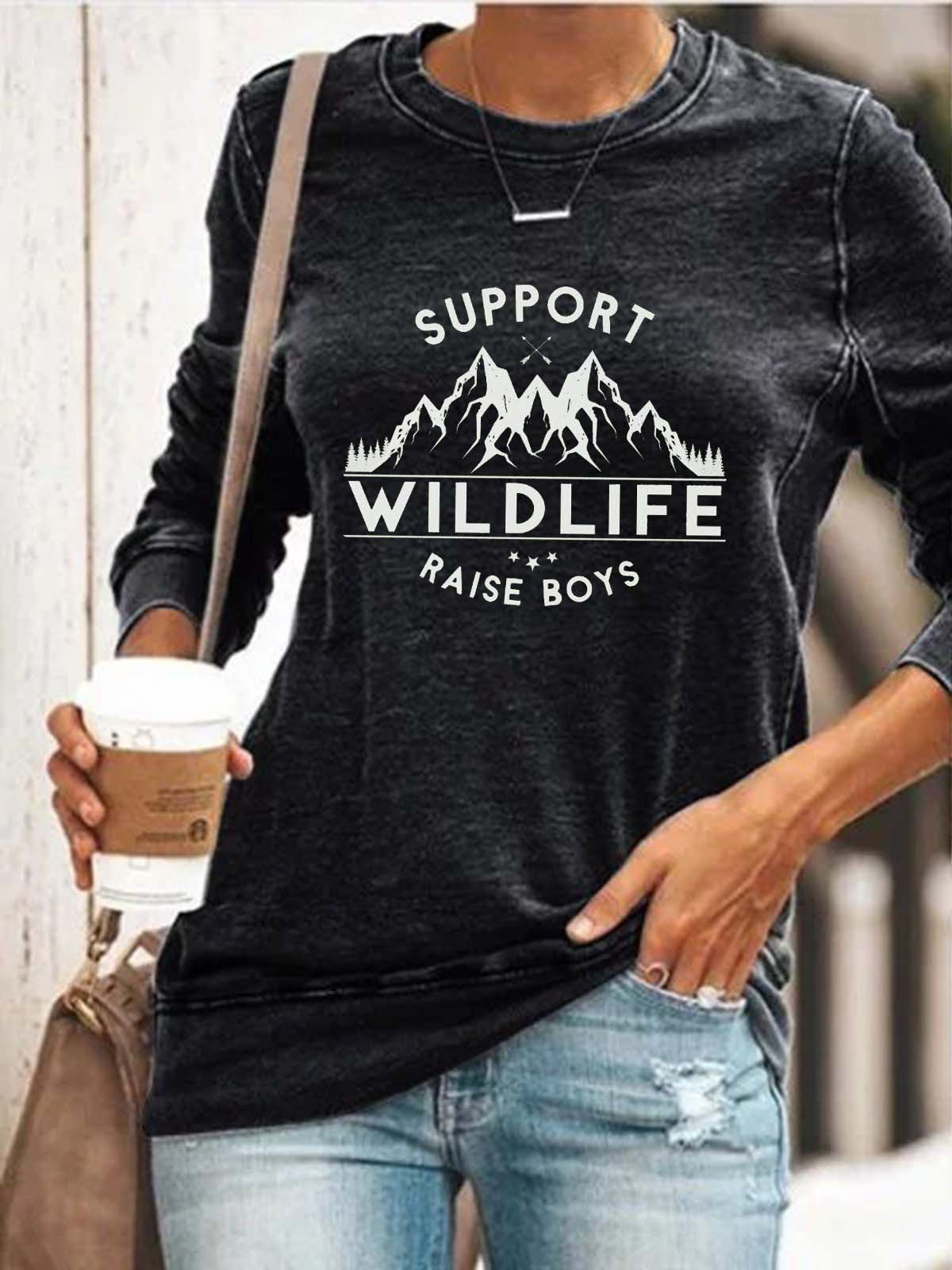 Unterstützen Sie Wildlife Raise Boys Top