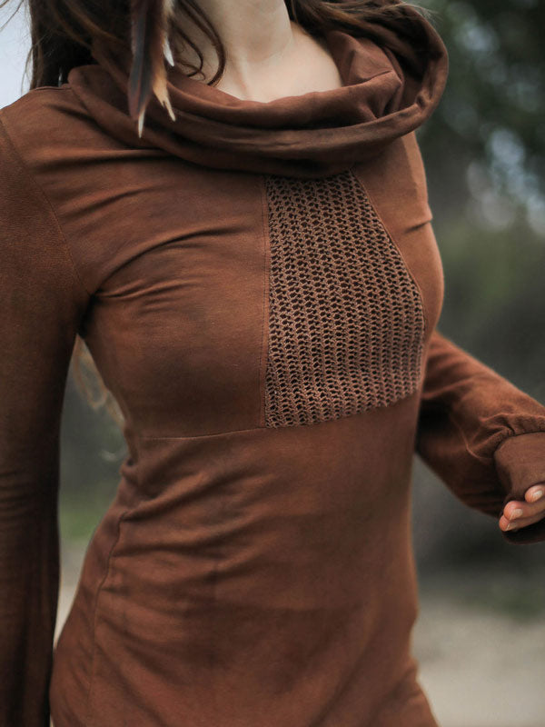 Damen Sweatshirt mit Rollkragen