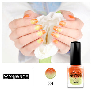 Temperature change color, toxic nail polish - Easy to peel and quick-drying, organic water-based nail polish