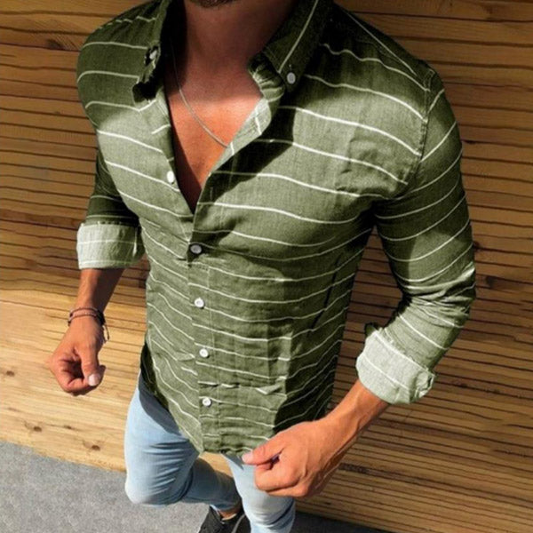 Camisas de hombre de algodón y lino.