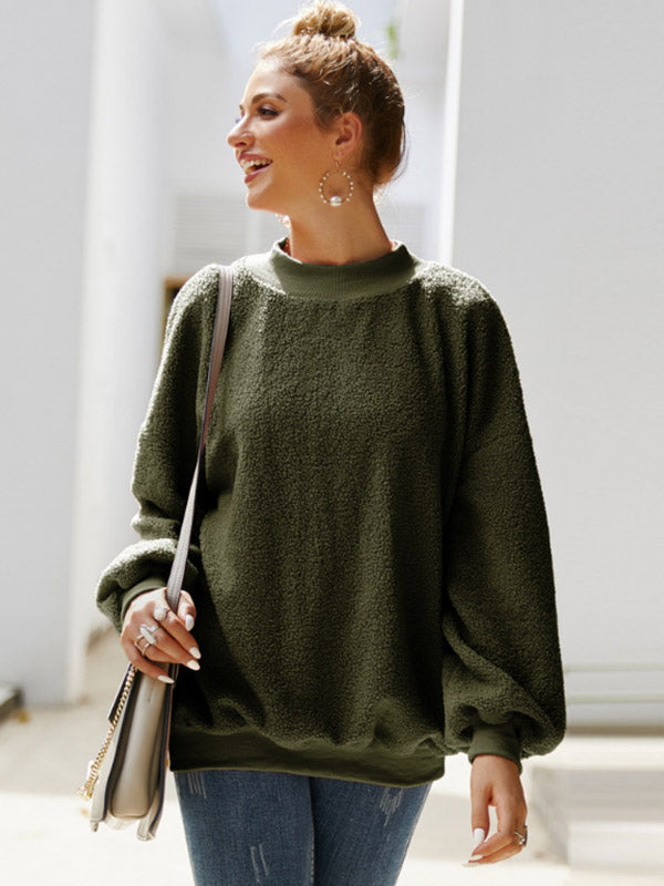 Jersey de mujer con osito de peluche y manga larga