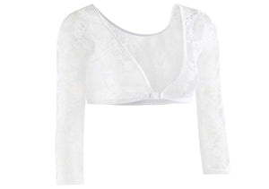 Versatile clothing made from half lace