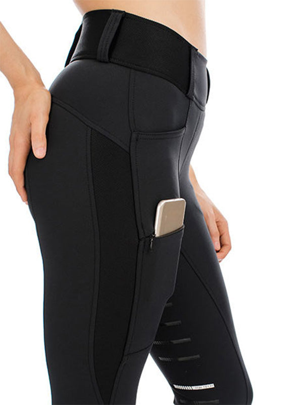 Bragas elásticas de color natural para mujer con bolsillos