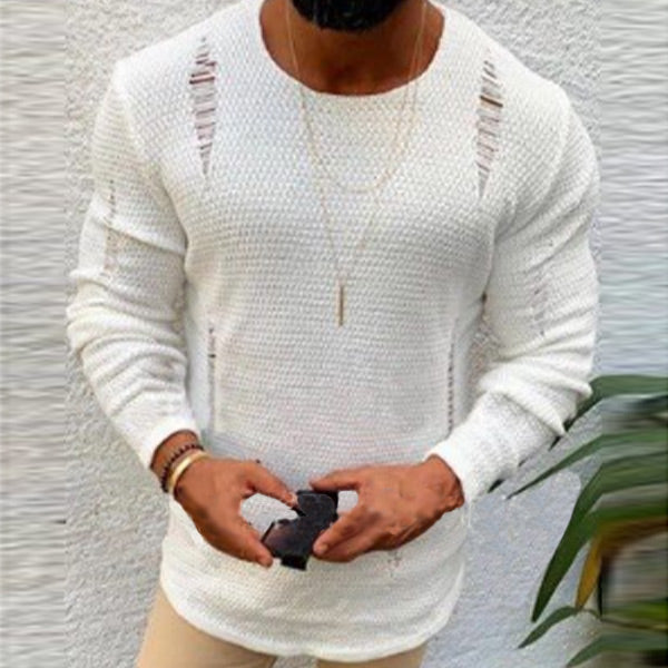 Jersey de un color para hombre