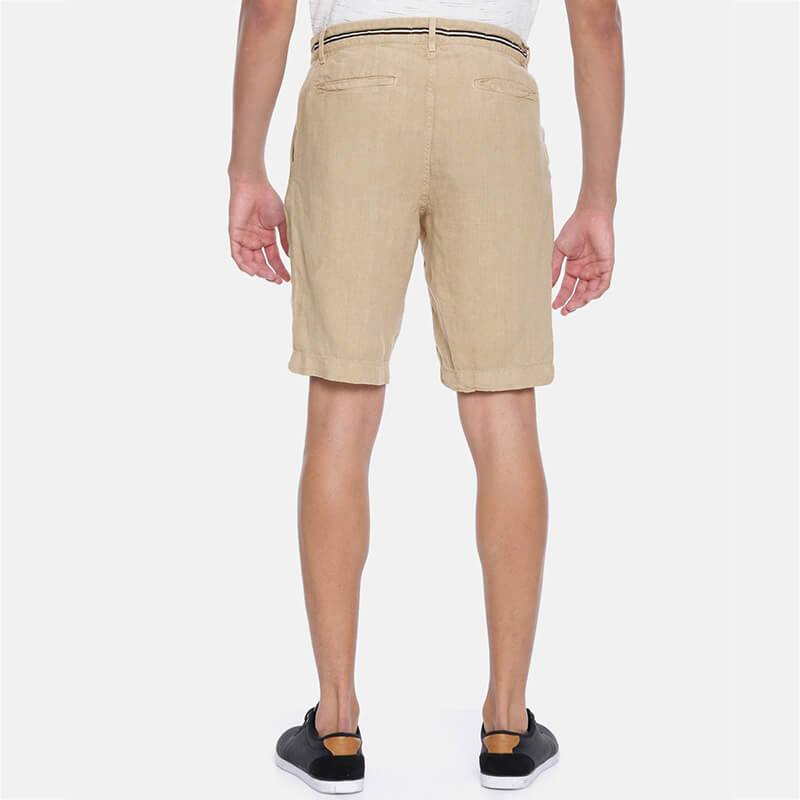 Pantalones cortos de encaje cómodos, regulares y ajustados para hombres.