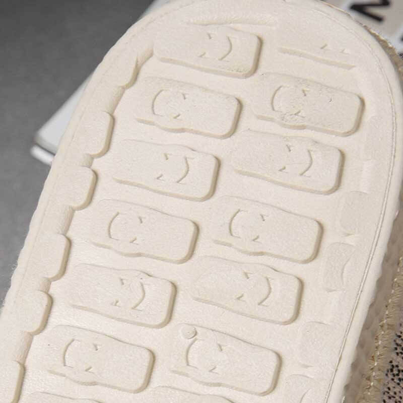 Zapatos de cáñamo cómodos y transpirables de verano para hombres casuales